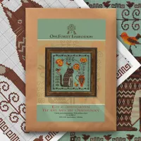 Схема для вышивания «Кот и орнитология»