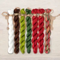 Набор ниток OwlForest для схемы «Калиновое лето» (ПНК)