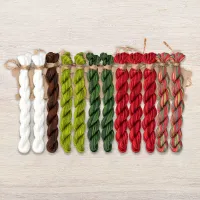 Набор ниток OwlForest для схемы «Калиновое лето» (ПНК)