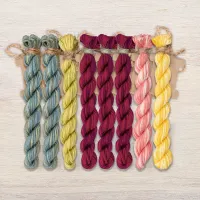 Набор ниток OwlForest для схемы «Царь-гранат» (ПНК им. Кирова)