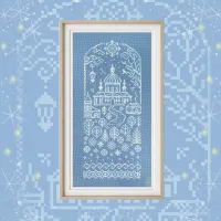 Бесплатная схема для вышивания «Снег идёт»