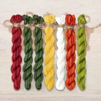 Набор ниток OwlForest для схемы «Ночное танго»  (ПНК)