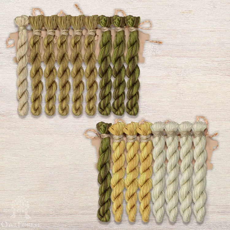 Набор ниток OwlForest для схемы «Ундина» (ПНК)