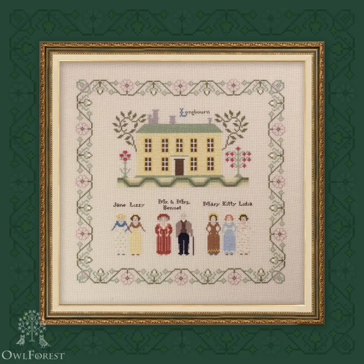 Схема для вышивания «Гордость и предубеждение. Лонгборн»