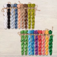 Набор ниток OwlForest для схемы «Изумрудный город» (DMC)