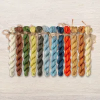 Набор ниток OwlForest для схемы «Уха» (ПНК)