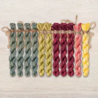 Набор ниток OwlForest для схемы «Гранатовые мотивы» (DMC)