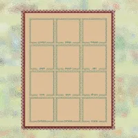 Бесплатная схема для вышивания «Двенадцать месяцев. Сетка»