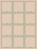 Бесплатная схема для вышивания «Двенадцать месяцев. Сетка»