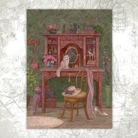 Открытка «Розовое трюмо»