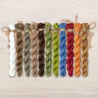 Набор ниток OwlForest для схемы «Совы-путешественницы» (ПНК)