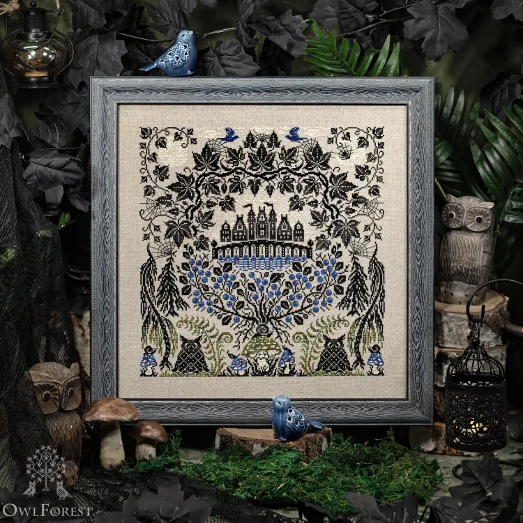 Набор для вышивания «Чёрный плющ»