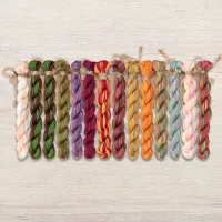 Набор ниток OwlForest для схемы «Осенние цветы» (ПНК)