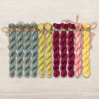 Набор ниток OwlForest для схемы «Гранатовые мотивы» (ПНК им. Кирова)