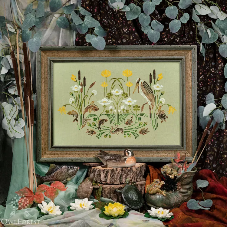 Схема для вышивания «Тихая заводь. День» 