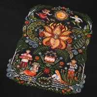 Схема для вышивания «Цветок папоротника»