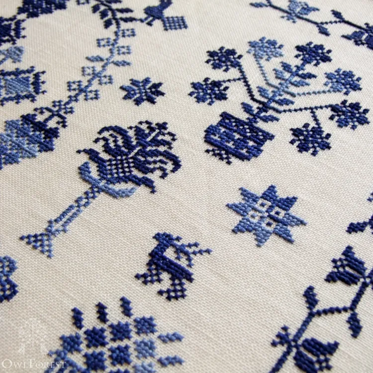 Схема для вышивания «Гронингенский семплер»