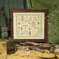 Схема для вышивания «Совиный лес»