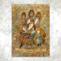 Открытка «Рыжий лис»