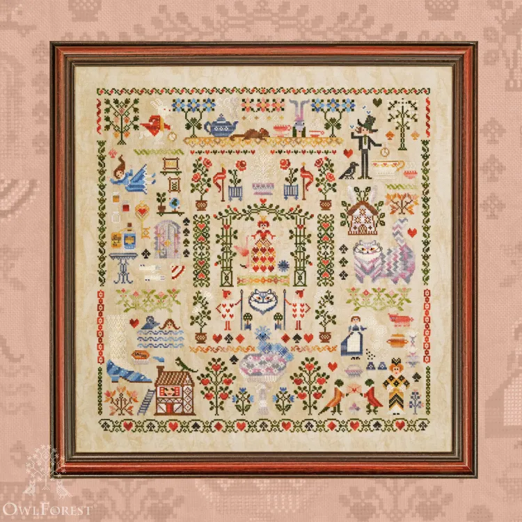 Набор для вышивания «Алиса в Стране Чудес» цветной вариант