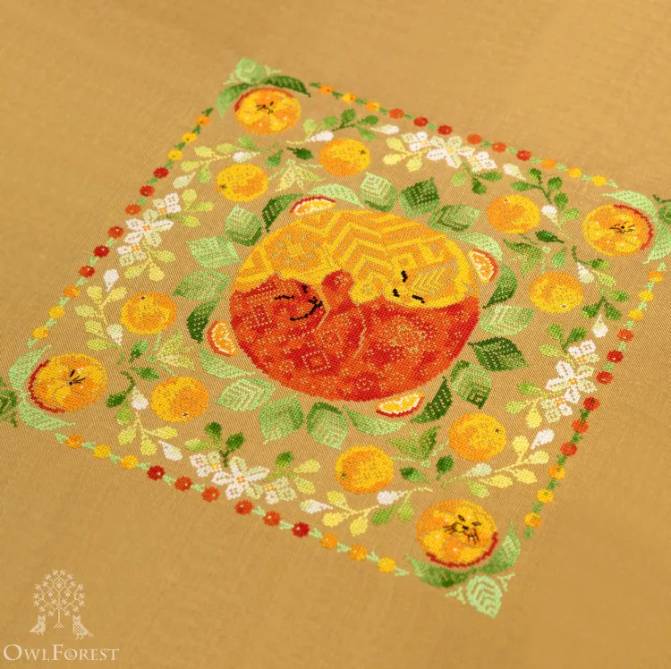 Электронная схема «Мандариновые котики»