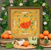 Электронная схема «Мандариновые котики»