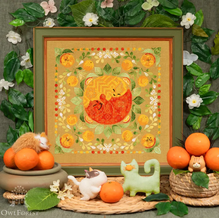 Электронная схема «Мандариновые котики»