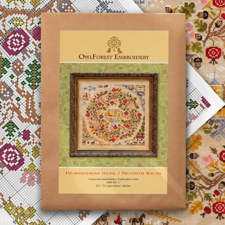 Схема для вышивания «Провинциальные сезоны»
