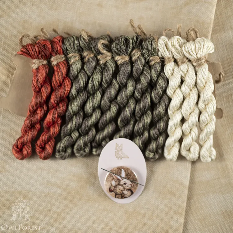 Набор для вышивания «Алиса в Стране Чудес» трехцветный вариант