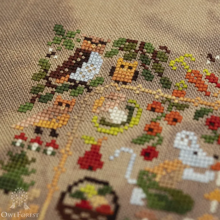 Схема для вышивания «Маленький лесной народец. Мышки»