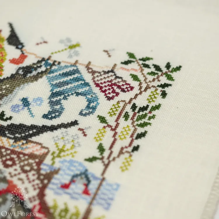 Электронная схема «Лесные домишки. Еноты» 