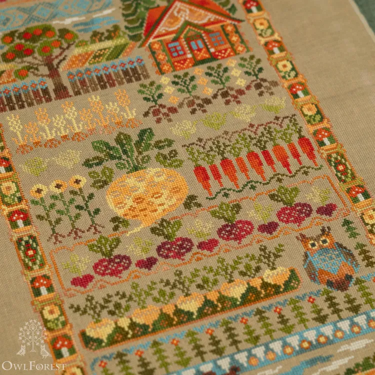 Схема для вышивания «Вершки и корешки»