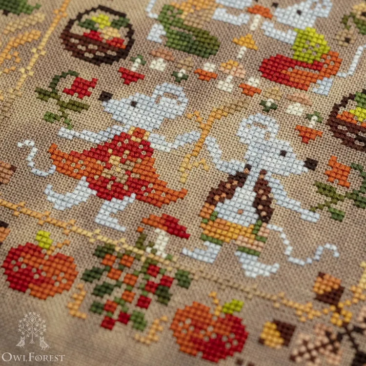 Электронная схема «Маленький лесной народец. Мышки»