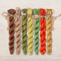 Набор ниток OwlForest для схемы «Совиный лес» (ПНК)