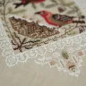 Схема для вышивания «Кружевные птички. Клесты»