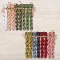 Набор ниток OwlForest для схемы «Земляничный домик» (DMC)