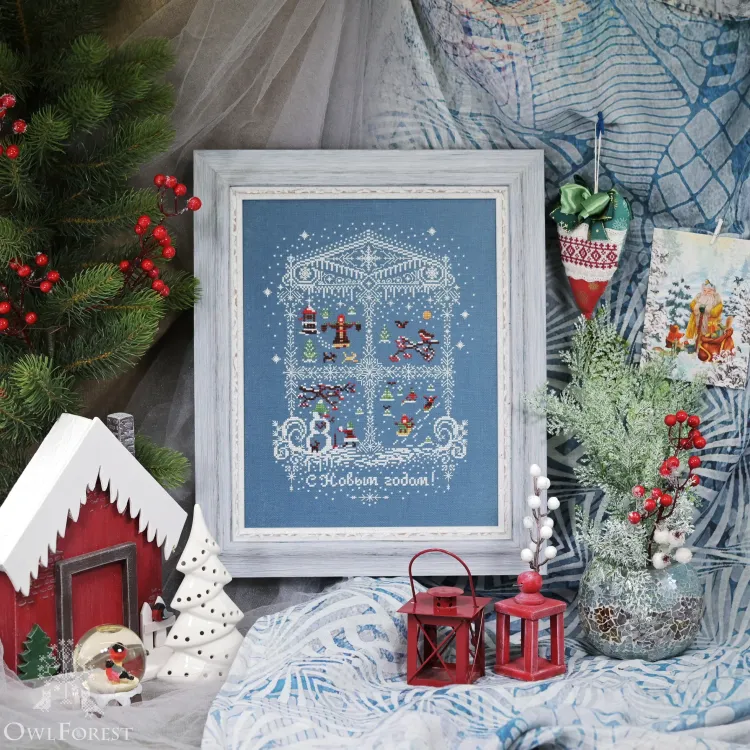 Электронная схема «Зимнее окошко»