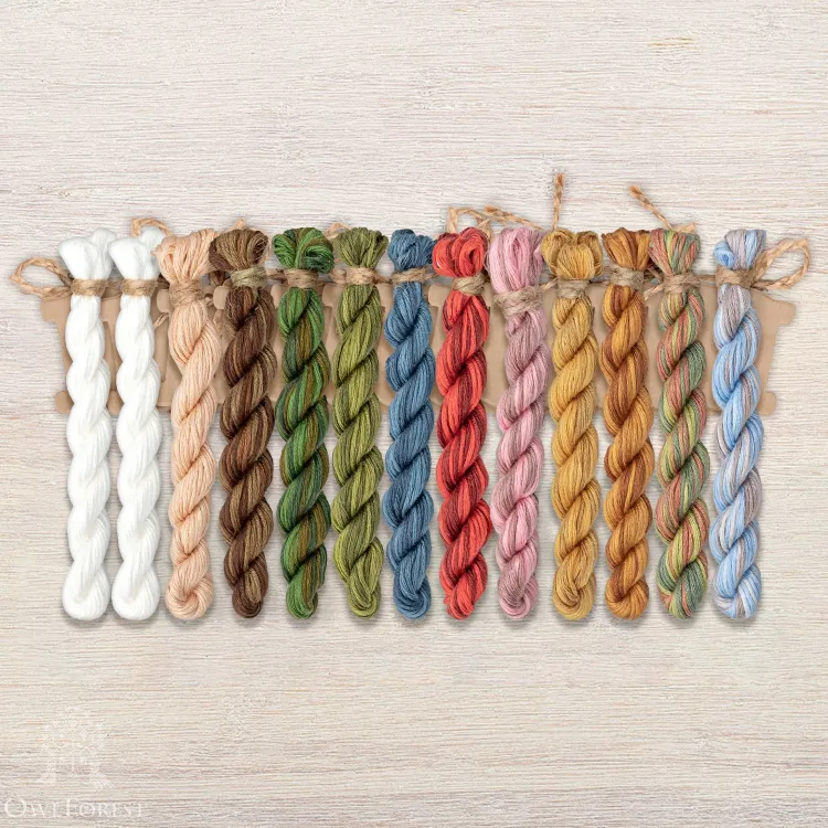 Набор ниток OwlForest для схемы «Дворянская усадьба» (ПНК)