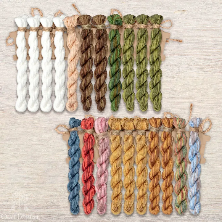 Набор ниток OwlForest для схемы «Дворянская усадьба» (ПНК)