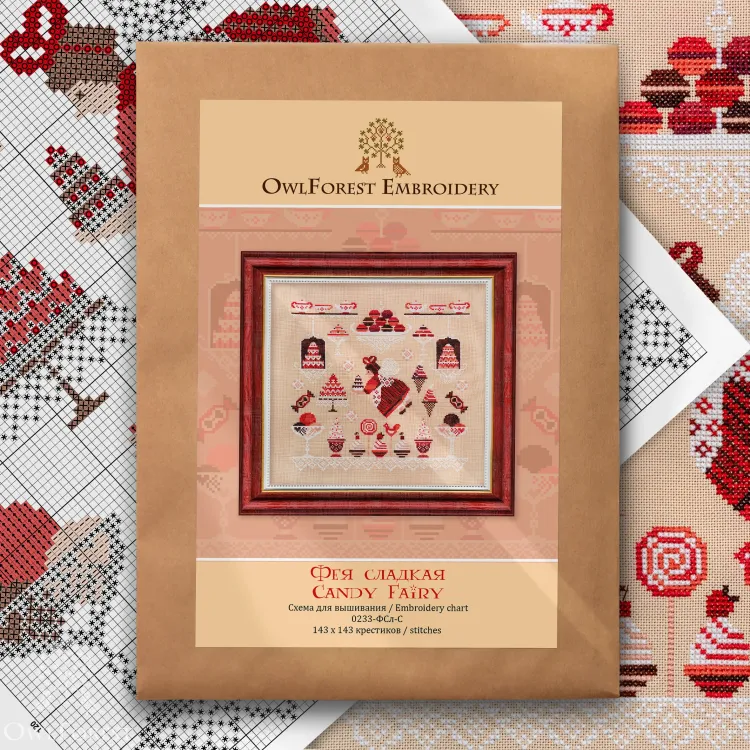 Схема для вышивания «Фея сладкая» 
