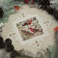 Электронная схема «Кружевные птички. Клесты»