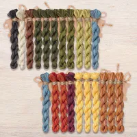 Набор ниток OwlForest для схемы «Вершки и корешки» (DMC)