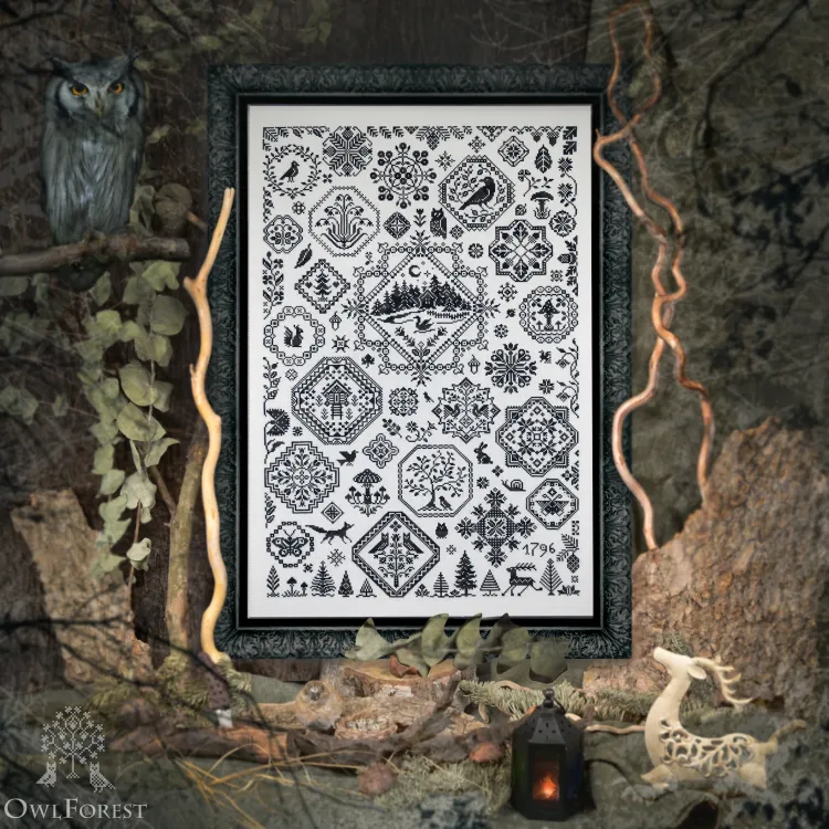 Схема для вышивания «Квакер «Чёрный лес»