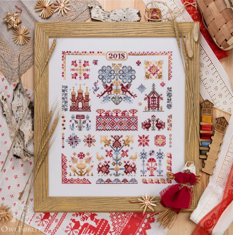 Схема для вышивания «Русские мотивы»