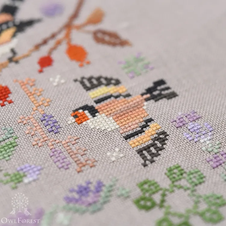 Схема для вышивания «Щеглы»