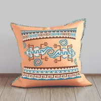 Печатная схема для вышивания «Индейские мотивы. Гекконы» 3 цвета