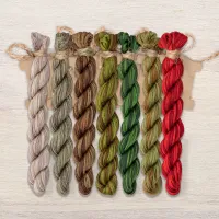 Набор ниток OwlForest для схемы «Дух леса» (ПНК им. Кирова)