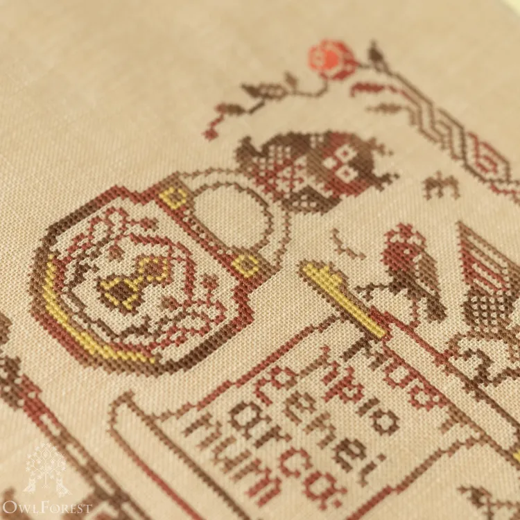 Схема для вышивания «За семью замками» 