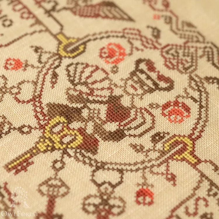 Схема для вышивания «За семью замками» 