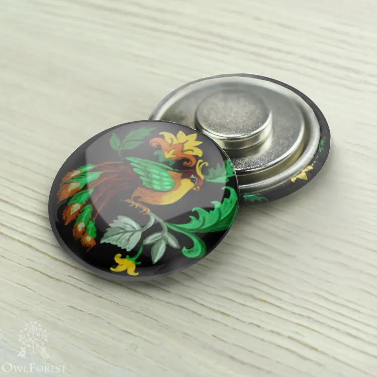 Магнитный держатель «Изумрудная птичка»